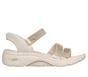 Skechers Slip-ins Martha Stewart: GO WALK Arch Fit 2.0 Sandal - Brilliance, NATURAL, full image number 0