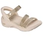 Skechers Slip-ins Martha Stewart: GO WALK Arch Fit 2.0 Sandal - Brilliance, NATURAL, full image number 3