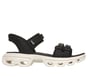 Skechers Slip-ins: GO WALK Glide-Step Bliss Sandal - Becca, BLACK / WHITE, full image number 0