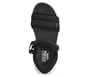 Skechers Slip-ins: GO WALK Glide-Step Bliss Sandal - Becca, BLACK / WHITE, full image number 1
