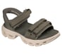 Skechers Slip-ins: GO WALK Glide-Step Bliss Sandal - Becca, OLIVE, full image number 3