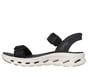 Skechers Slip-ins: GO WALK Glide-Step 2.0 Sandal - Charlie, BLACK, full image number 4