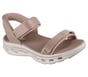 Skechers Slip-ins: GO WALK Glide-Step 2.0 Sandal - Charlie, TAUPE, full image number 3