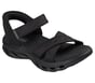 Skechers Slip-ins: GO WALK Glide-Step 2.0 Sandal - Cozy Fit Adrienne, BLACK, full image number 3