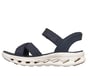 Skechers Slip-ins: GO WALK Glide-Step 2.0 Sandal - Cozy Fit Adrienne, NAVY, full image number 4
