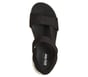 Skechers Slip-ins: GO WALK Glide-Step 2.0 Sandal - Cozy Fit Jada, BLACK / WHITE, full image number 1