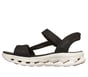 Skechers Slip-ins: GO WALK Glide-Step 2.0 Sandal - Cozy Fit Jada, BLACK / WHITE, full image number 4