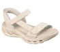 Skechers Slip-ins: GO WALK Glide-Step 2.0 Sandal - Cozy Fit Jada, NATURAL, full image number 3