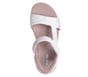 Skechers Slip-ins: GO WALK Glide-Step 2.0 Sandal - Cozy Fit Jada, WHITE / PINK, full image number 1