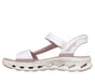 Skechers Slip-ins: GO WALK Glide-Step 2.0 Sandal - Cozy Fit Jada, WHITE / PINK, full image number 4