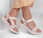 GO WALK Flex Sandal - Cozy Fit Rosalie, WHITE / PINK, full image number 1