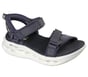 Skechers Slip-ins: Max Cushioning Glide-Step Sandal - Skylar, BLACK, full image number 1