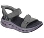 Skechers Slip-ins: Max Cushioning Glide-Step Sandal - Skylar, OLIVE / MULTI, full image number 1