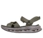 Skechers Slip-ins: Max Cushioning Glide-Step Sandal - Skylar, OLIVE / MULTI, full image number 4