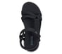 GO WALK Flex Sandal - Sublime, BLACK / WHITE, full image number 1