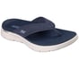 GO WALK Flex Sandal - Holly, NAVY / WHITE, full image number 3