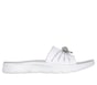 GO WALK Flex Sandal - Stella, WHITE / SILVER, full image number 0