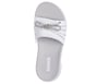 GO WALK Flex Sandal - Stella, WHITE / SILVER, full image number 1