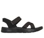 Skechers Slip-ins: GO WALK Flex Sandal - Cozy Fit Kaia, BLACK, full image number 0