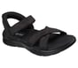 Skechers Slip-ins: GO WALK Flex Sandal - Cozy Fit Kaia, BLACK, full image number 3