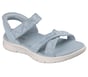 Skechers Slip-ins: GO WALK Flex Sandal - Cozy Fit Kaia, BLEU CLAIR, full image number 3