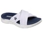 GO WALK Flex Sandal - Lyra, WHITE / NAVY, full image number 3