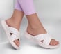 GO WALK Flex Sandal - Cozy Fit Blossom, WHITE / PINK, full image number 1