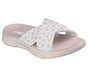 GO WALK Flex Sandal - Cozy Fit Blossom, WHITE / PINK, full image number 1