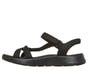 Skechers Slip-ins: GO WALK Flex Sandal - Radiant, NOIR, full image number 4