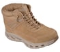 Skechers Slip-ins Waterproof: GO WALK Glide-Step 2.0 Boot - Cozy Fit Ascension, CHESTNUT, full image number 3