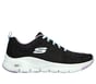 Skechers Arch Fit - Comfy Wave, BLACK / LAVENDER, full image number 0