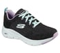 Skechers Arch Fit - Comfy Wave, BLACK / LAVENDER, full image number 4