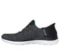 Skechers Slip-ins: Summits - Dazzling Haze, BLACK / TURQUOISE, full image number 4