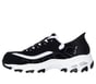 Skechers Slip-ins: D'Lites - Timeless Look, BLACK / WHITE, full image number 4
