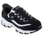 Skechers Slip-ins: D'Lites - Timeless Look, BLACK / WHITE, full image number 1
