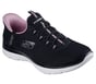 Skechers Slip-ins: Summits - Dream Chaser, BLACK / MAUVE, full image number 3