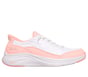 Skechers Slip-ins: Contour Foam - Cozy Fit, WHITE / CORAL, full image number 0