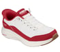 Skechers Slip-ins: Contour Foam - Cozy Fit, WHITE / RED, full image number 3