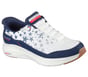 Skechers Slip-ins: Contour Foam - Cozy Fit Star Spangled, WHITE / NAVY, full image number 3