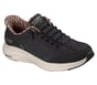 Skechers Slip-ins: Contour Foam - Cozy Fit Leopard Dream, BLACK, full image number 3