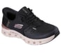 Skechers Slip-ins: Glide-Step Pro - Radiant Stride, BLACK / ROSE GOLD, full image number 3