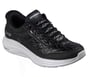 Skechers Slip-ins: Contour Foam - Cozy Fit Sparkling Gem, BLACK / GRAY, full image number 3