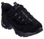 Skechers Slip-ins: D'Lites - Classic Remix, BLACK, full image number 3