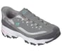 Skechers Slip-ins: D'Lites - Classic Comeback, GRAY / LIGHT PINK, full image number 3