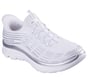 Skechers Slip-ins: Summits Plus - Soft Luster, WHITE / SILVER, full image number 3