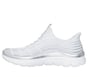 Skechers Slip-ins: Summits Plus - Soft Luster, WHITE / SILVER, full image number 4