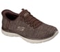 Martha Stewart Skechers Slip-ins: Arch Fit Summits - Soft Shimmer, CHOCOLAT, full image number 3