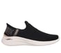 Skechers Slip-ins Martha Stewart: Arch Fit Ultra Flex 3.0 - Brilliant Diamond, BLACK / ROSE GOLD, full image number 0