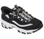 Skechers Slip-ins: D'Lites - Show Time, BLACK / WHITE, full image number 3