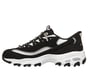 Skechers Slip-ins: D'Lites - Show Time, BLACK / WHITE, full image number 4
